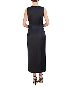 BCBG MAXAZRIA　シースルーシルクドレス 6 ブラック BCBG MAXAZRIA ブラックモードロングドレス | 結婚式